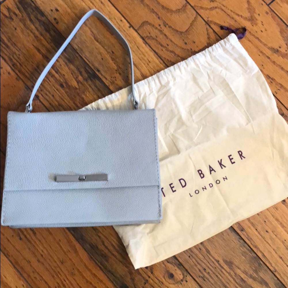 Ted Baker Concertina Leather Shoulder Bag